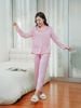  Bộ đồ ngủ Pijama lụa satin quần dài tay dài  -  1MNSA24259D 