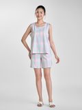  Bộ đồ mặc nhà Woven quần ngắn không tay  -  1MNWO23158B 