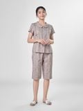 Bộ đồ mặc nhà Woven quần lửng tay ngắn  -  1MNWO24125N 