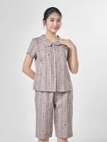  Bộ đồ mặc nhà Woven quần lửng tay ngắn  -  1MNWO24125N 