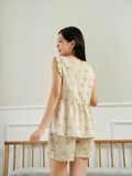  Bộ đồ mặc nhà Woven Gracell quần ngắn không tay  -  1MNWO25119B 