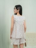  Bộ đồ mặc nhà Woven Gracell quần ngắn không tay  -  1MNWO25121B 