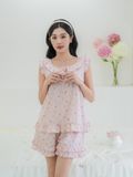  Bộ đồ mặc nhà Woven Gracell quần ngắn không tay  -  1MNWO25122B 