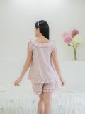  Bộ đồ mặc nhà Woven Gracell quần ngắn không tay  -  1MNWO25122B 