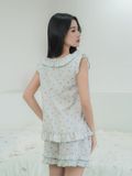  Bộ đồ mặc nhà Woven Gracell quần ngắn không tay  -  1MNWO25122B 