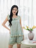  Bộ đồ mặc nhà Woven Gracell quần ngắn không tay  -  1MNWO25122B 