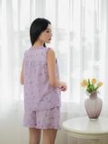  Bộ đồ mặc nhà Woven Gracell quần ngắn không tay  -  1MNWO25123B 