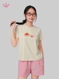  Áo WINNY cotton tay ngắn 180gsm 1HACT26012N 