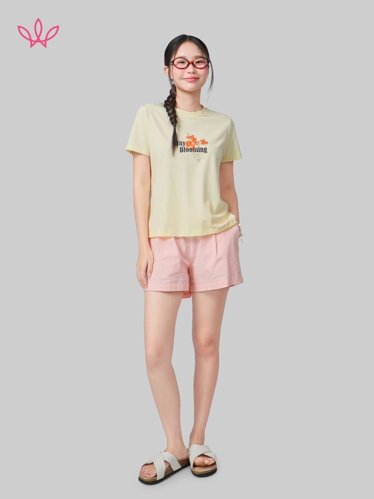 Áo WINNY cotton tay ngắn 180gsm 1HACT26010N