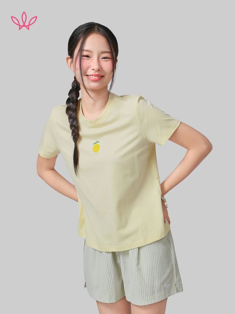 Áo WINNY cotton tay ngắn 180gsm 1HACT26009N