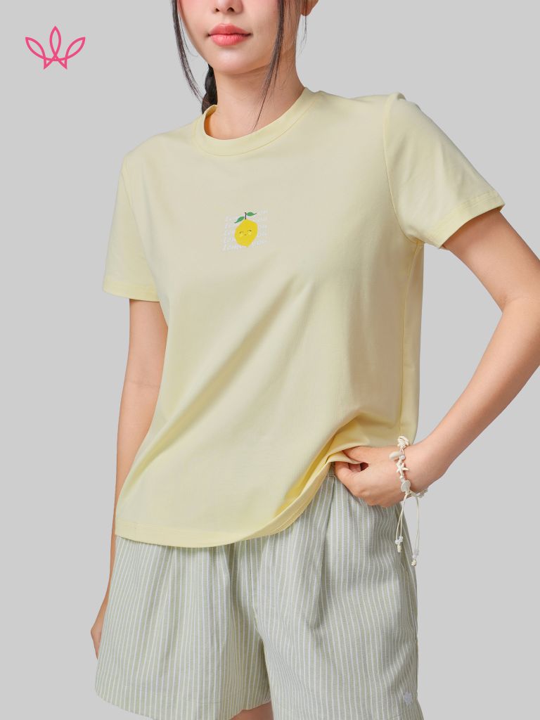 Áo WINNY cotton tay ngắn 180gsm 1HACT26009N