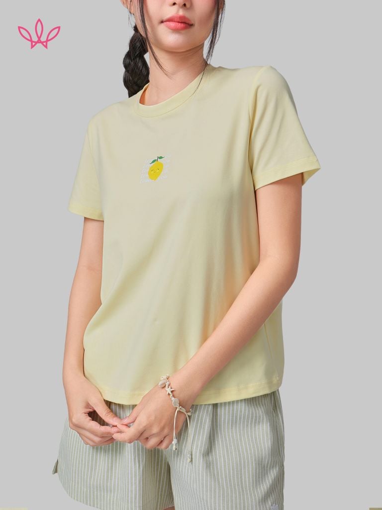 Áo WINNY cotton tay ngắn 180gsm 1HACT26009N