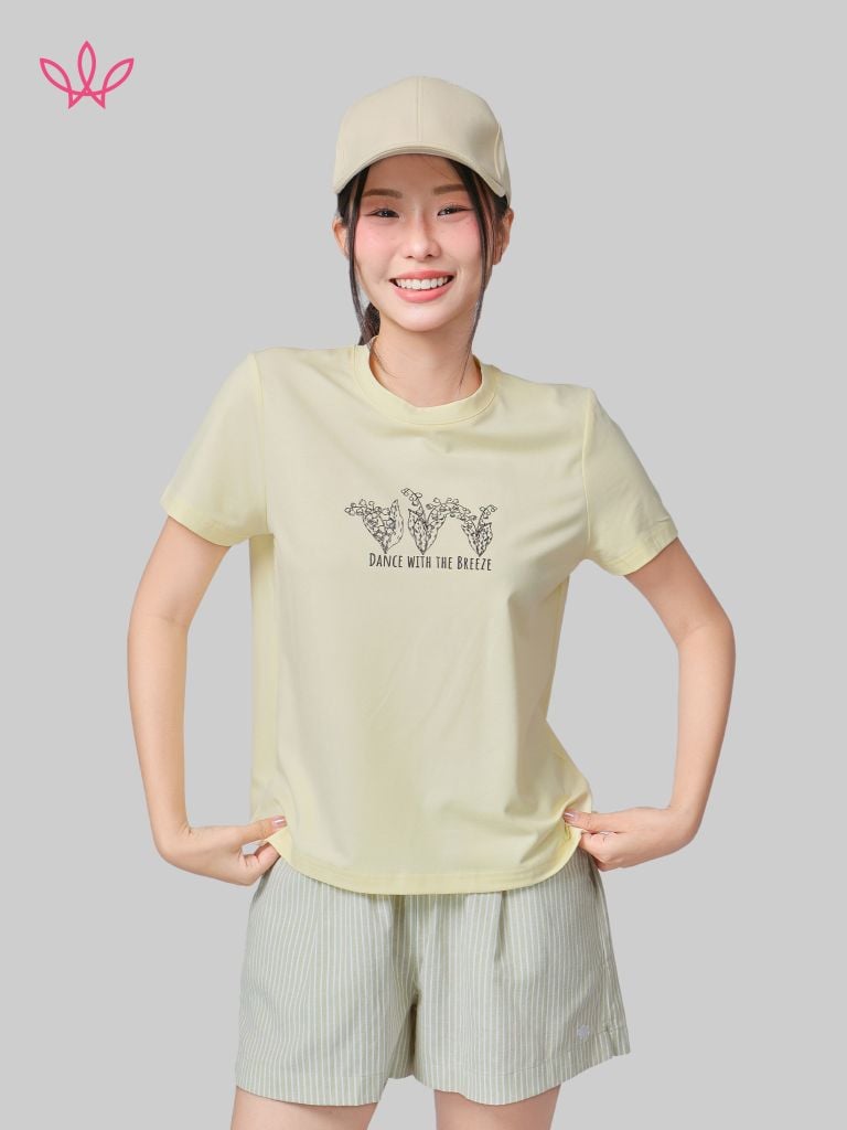 Áo WINNY cotton tay ngắn 180gsm 1HACT26008N