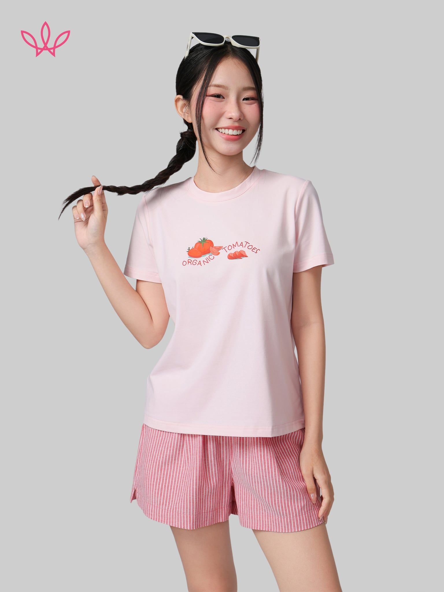 Áo WINNY cotton tay ngắn 180gsm 1HACT26011N