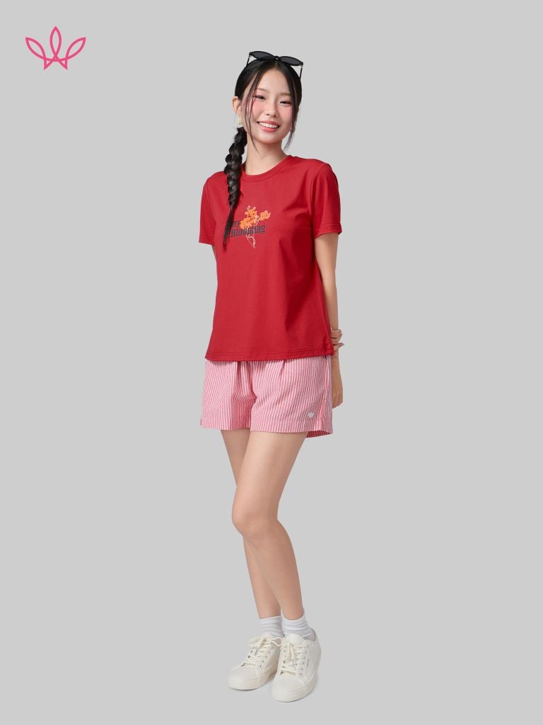 Áo WINNY cotton tay ngắn 180gsm 1HACT26010N