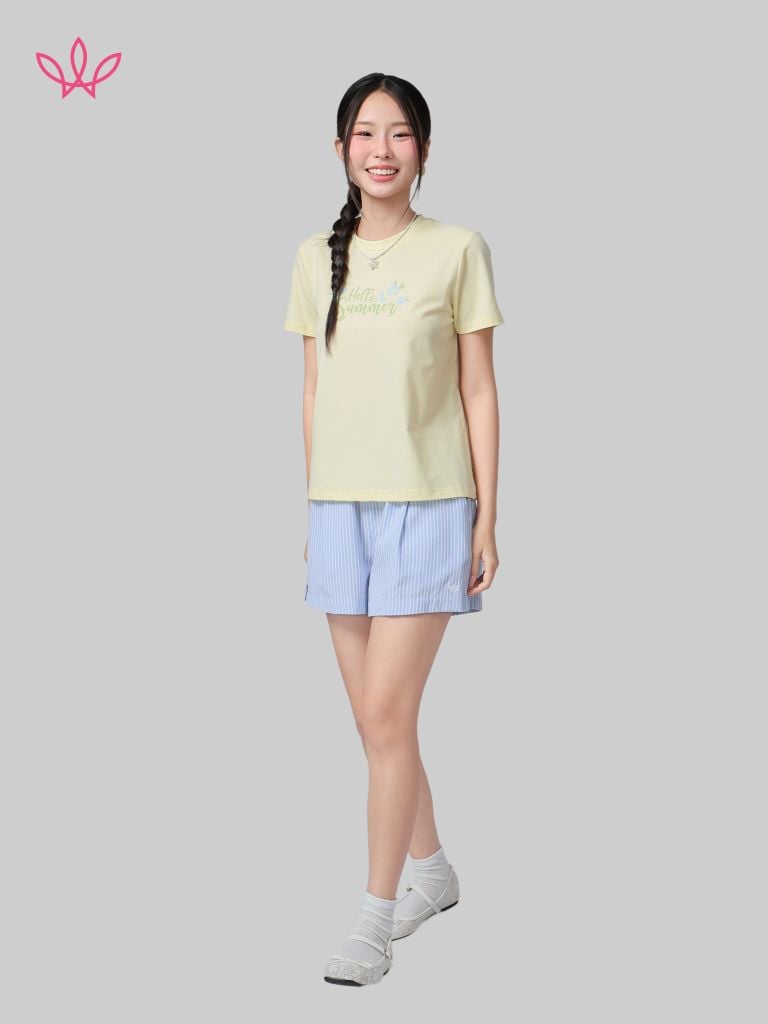 Áo WINNY cotton tay ngắn 180gsm 1HACT26010N
