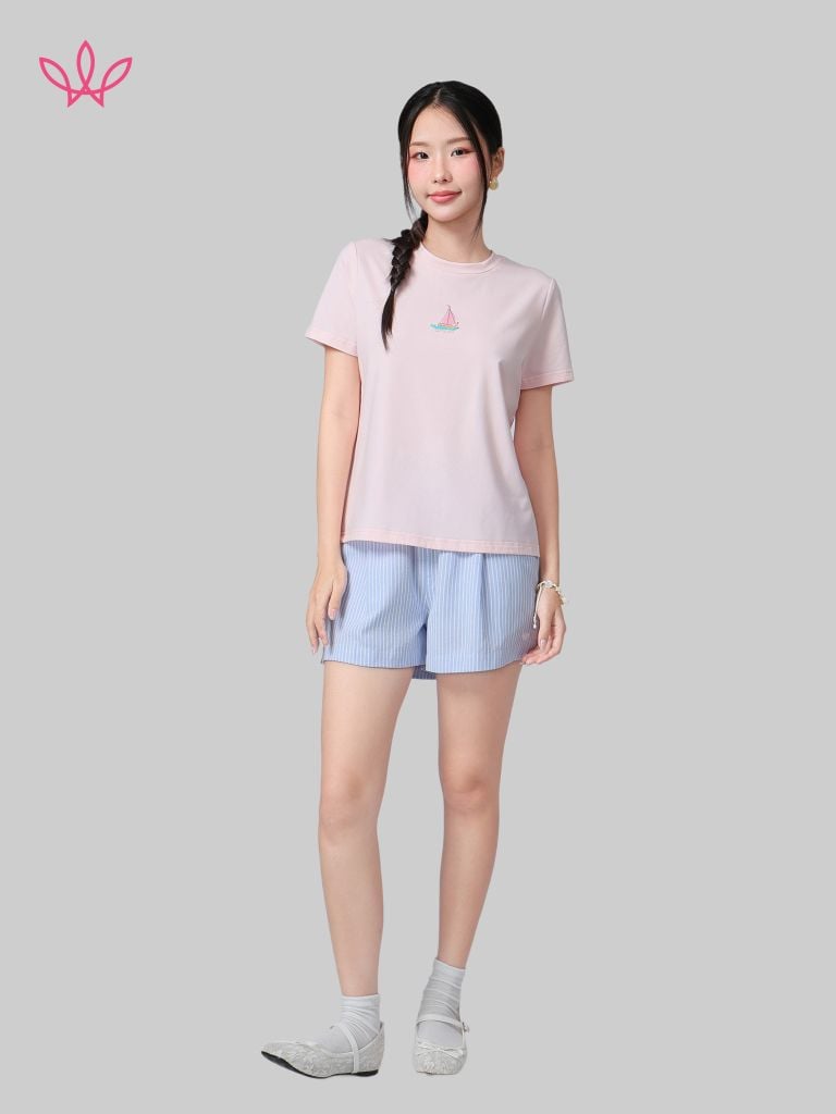 Áo WINNY cotton tay ngắn 180gsm 1HACT26009N