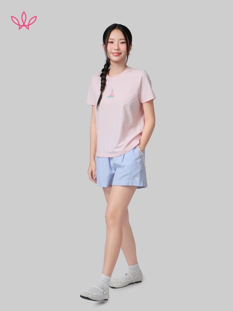Áo WINNY cotton tay ngắn 180gsm 1HACT26009N