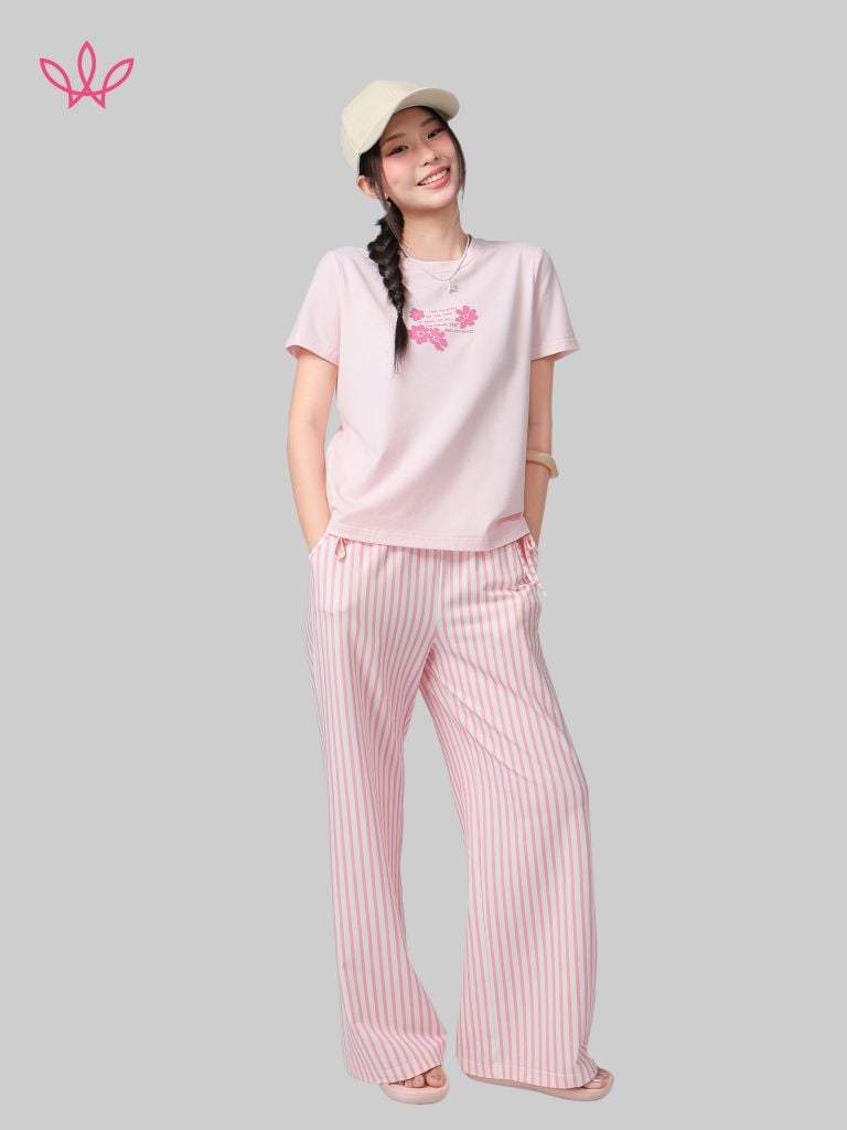 Áo WINNY cotton tay ngắn 180gsm 1HACT26008N