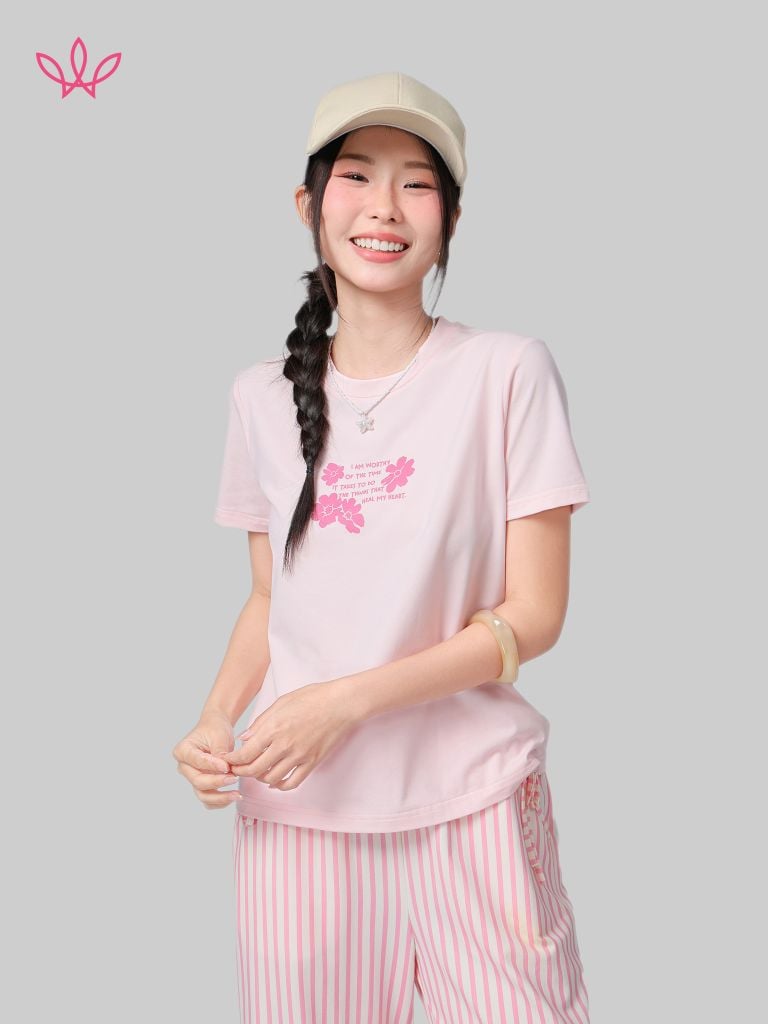 Áo WINNY cotton tay ngắn 180gsm 1HACT26008N