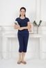  Bộ đồ mặc nhà trung niên Cotton quần lửng tay ngắn  -  2MNCT25038N 
