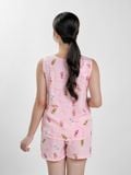  Bộ đồ mặc nhà Lanh quần ngắn không tay  -  2MNLA24008B 
