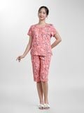  Bộ đồ mặc nhà Lanh quần lửng tay ngắn  -  2MNLA24015N 