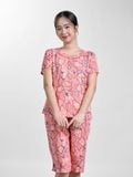 Bộ đồ mặc nhà Lanh quần lửng tay ngắn  -  2MNLA24015N 