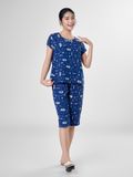  Bộ đồ mặc nhà Lanh quần lửng tay ngắn  -  2MNLA24029N 