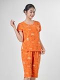  Bộ đồ mặc nhà Lanh quần lửng tay ngắn  -  2MNLA24029N 