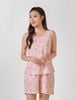  Bộ đồ mặc nhà Lanh quần ngắn không tay  -  2MNLA25003B 