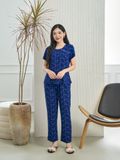  Bộ đồ mặc nhà Lanh quần dài tay ngắn  -  2MNLA25014D 
