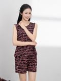  Bộ đồ mặc nhà Lanh quần ngắn không tay  -  2MNLA25015B 
