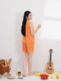  Bộ đồ mặc nhà Lanh quần ngắn không tay  -  2MNLA25015B 