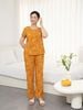  Bộ đồ mặc nhà Lanh quần dài tay ngắn  -  2MNLA25027D 
