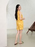  Bộ đồ mặc nhà Lanh quần ngắn không tay  -  2MNLA25075B 