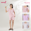  Bộ WONNER by WINNY mặc nhà tole lanh quần ngắn tay ngắn 2MNLA26013N 