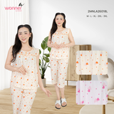  Bộ WONNER BY WINNY tole lanh quần lửng không tay 2MNLA26018L 