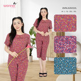 Bộ WONNER BY WINNY tole lanh quần lửng tay ngắn 2MNLA26022L 