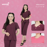  Bộ WONNER BY WINNY lụa gấm quần culottes tay ngắn 2MNLG26010C 