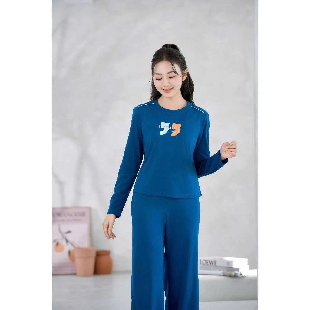 Bộ đồ mặc nhà Rayon quần dài tay dài  -  2MNRA24041D