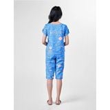  Bộ đồ mặc nhà Woven quần lửng tay ngắn  -  2MNWO24034N 