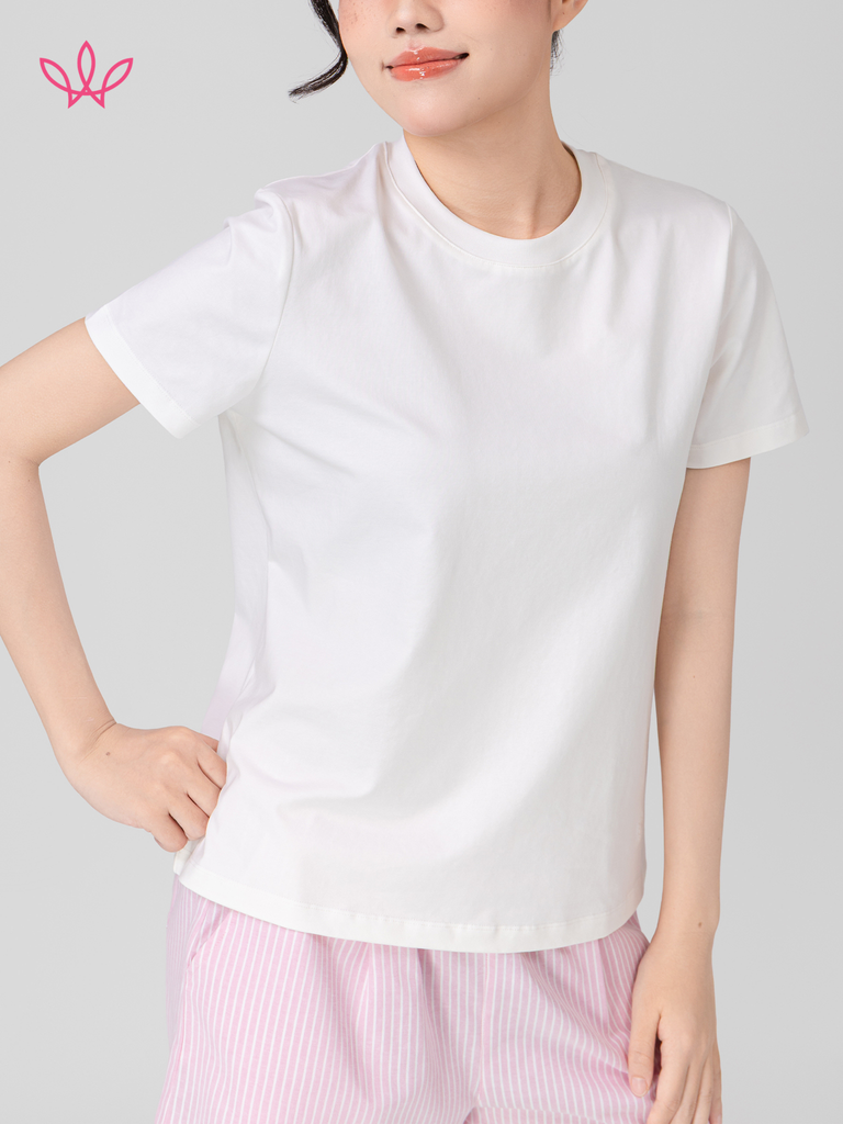 Áo WINNY cotton tay ngắn 235gsm 1HACT26001N