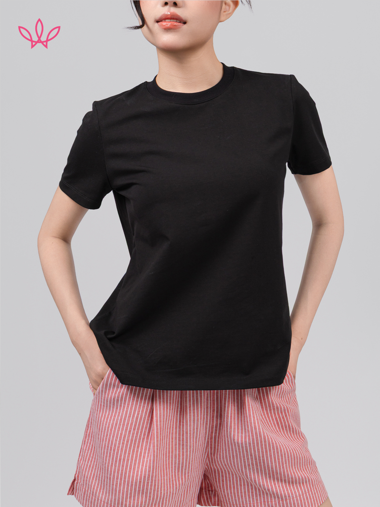 Áo WINNY cotton tay ngắn 235gsm 1HACT26001N