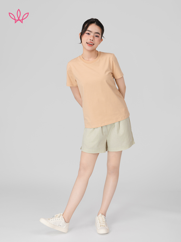 Áo WINNY cotton tay ngắn 235gsm 1HACT26001N