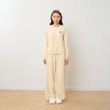  Bộ WINNY mặc nhà nỉ nhung quần dài tay dài màu be nhạt 1MNNN25008D 