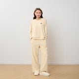  Bộ WINNY mặc nhà nỉ nhung quần dài tay dài màu be nhạt 1MNNN25008D 