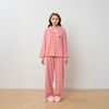  Bộ WINNY mặc nhà nỉ nhung quần dài tay dài màu hồng đậm 1MNNN25003D 
