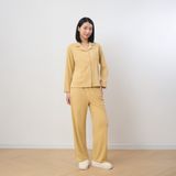  Bộ WINNY mặc nhà nỉ nhung quần dài tay dài màu vàng 1MNNN25004D 