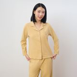  Bộ WINNY mặc nhà nỉ nhung quần dài tay dài màu vàng 1MNNN25004D 